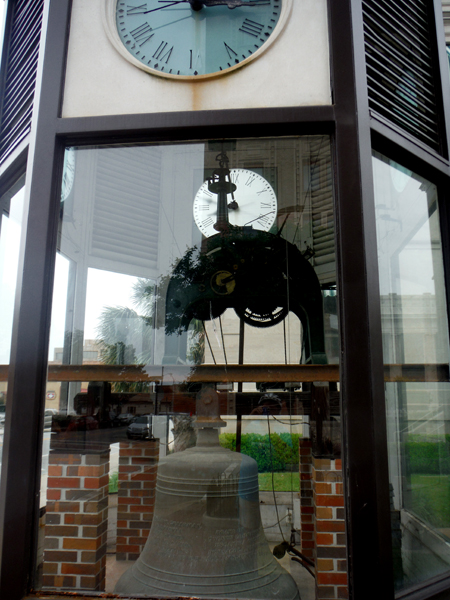 the old courthouse cupola clock